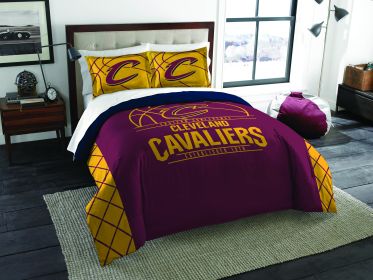 Cavaliers OFFICIAL "Reverse Slam" King Comforter & Shams Set